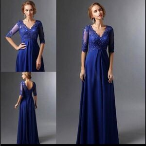 Mother of the bride  Royal Blue Dress size 16